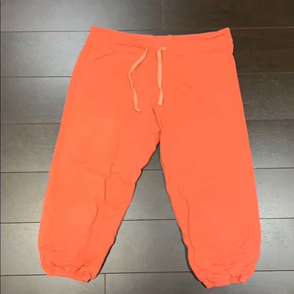Fabletics coral joggers